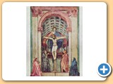 5.2.2-02 Massacio-La Trinidad (1428) Fresco en Santa María Novella-Florencia